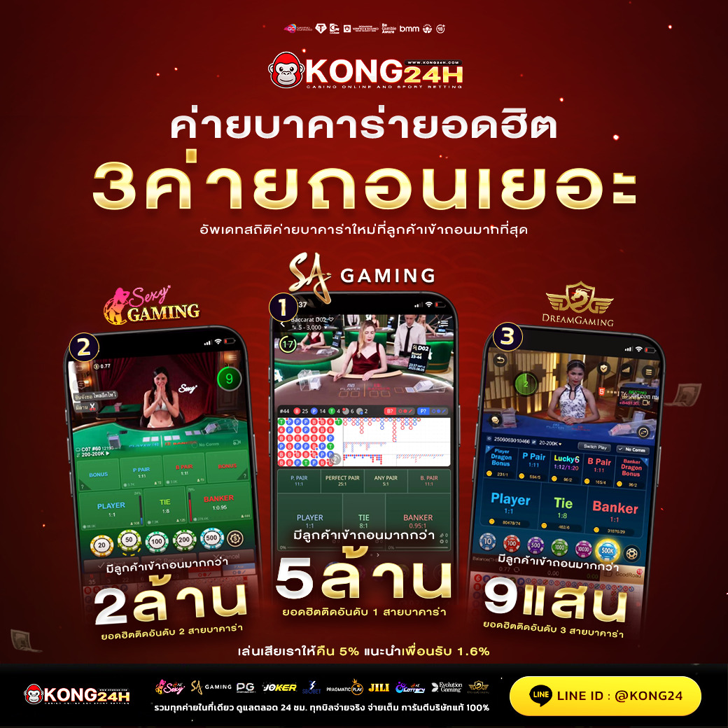 ถอนบาคาร่ายอดฮิต